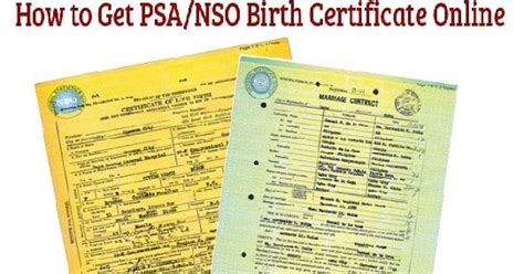 online nso birth certificate price|Online Certificate Application .